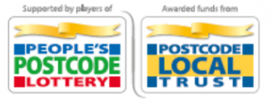 Postcode local trust and people's post code lottery logos