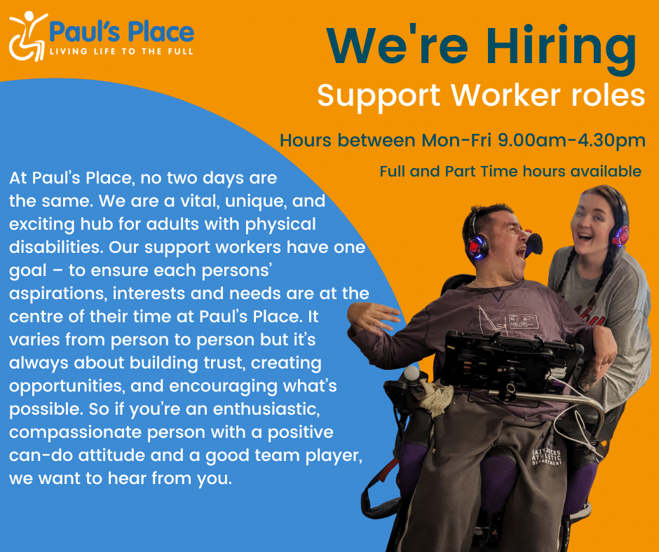 Paul's Place Work With Us Current Vacancies