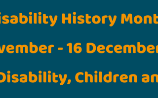 Disability History Month